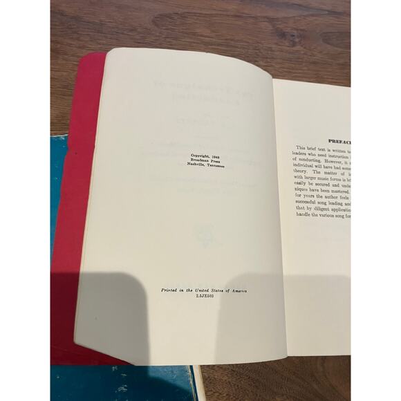 Conductor Singing Book‎ Lot of (3) Vintage Peterson, Carnett, 1940s 1950s 1960s - Picture 8 of 13